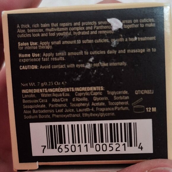 Qtica Intense Cuticle Repair Balm for Nails - Picture 3 of 3